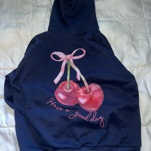 SHEIN Deep Blue Hoodie